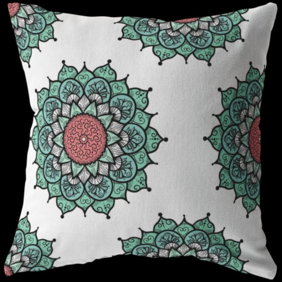 Moroccan Style Mandala Pillow - Picture 6 of 6